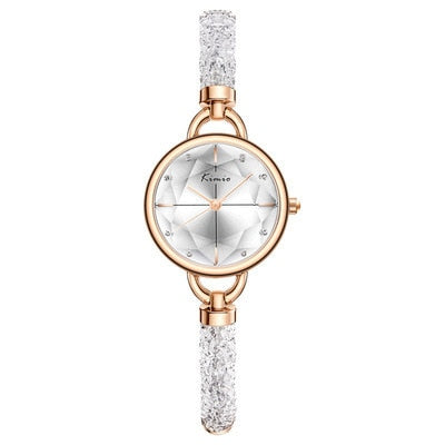 KIMIO Diamond Bracelet Women's Watches Bandage Crystal Watch Women Brand Luxury Female Wristwatch Dropshipping 2019 New Arrivals - Watch Galaxy lk