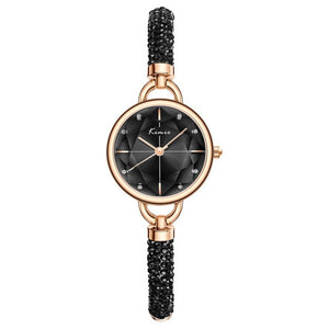 KIMIO Diamond Bracelet Women's Watches Bandage Crystal Watch Women Brand Luxury Female Wristwatch Dropshipping 2019 New Arrivals - Watch Galaxy lk