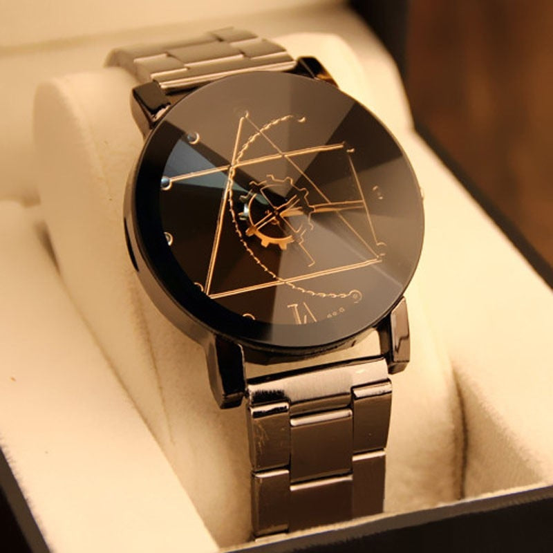 Splendid Original Brand Couple Watch Men Watch Women Stainless Steel Fashion Pair Watches Clock reloj hombre reloj mujer montre - Watch Galaxy lk