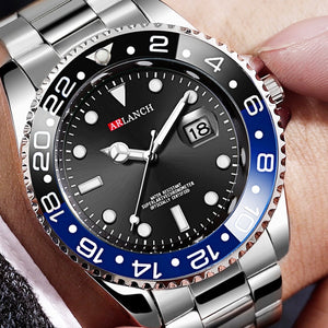 Rolexable Watch Expensive Luxury Top Brand Fashion Men Quartz Business Luminous Gradient Watch Steel Waterproof Sports - Watch Galaxy lk