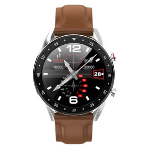 2019 Newest PPG + ECG Smart Watch Men Full Round Touch Screen Bluetooth Call Ip68 Waterproof Strap Replaceable Smartwatch - Watch Galaxy lk