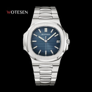 Men Top Brand Luxury Sports Watch Male Military Quartz watch Analog Date Clock steel luminous hand patek watch AAA nautilus 2020 - Watch Galaxy lk