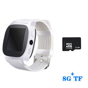 T8 Bluetooth Smart Watch Men With Camera Support SIM TF Card Pedometer Men Women Call Sport Digital watch Men For Android Phone - Watch Galaxy lk