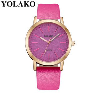 Luxury Brand Leather Quartz Women's Watch Ladies Fashion Watch Women Wristwatch Clock relogio feminino hours reloj mujer saati - Watch Galaxy lk
