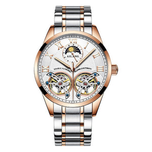AILANG Original design watch men's double flywheel automatic mechanical watch fashion casual business men's clock Original - Watch Galaxy lk