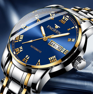 2020 FNGEEN Watches Men Stainless Steel Watch Business Luxury Male Clock Men's Waterproof Quartz With Date Wristwatch Clock - Watch Galaxy lk
