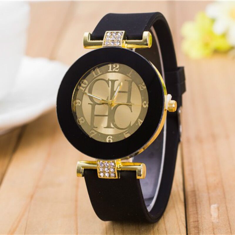 2018 New simple leather Brand Geneva Casual Quartz Watch Women Crystal Silicone Watches Relogio Feminino Wrist Watch Hot sale - Watch Galaxy lk