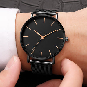 Women Watch Rose Gold Montre Femme 2020 Women's Mesh Belt ultra-thin Fashion relojes para mujer Luxury Wrist Watches reloj mujer - Watch Galaxy lk