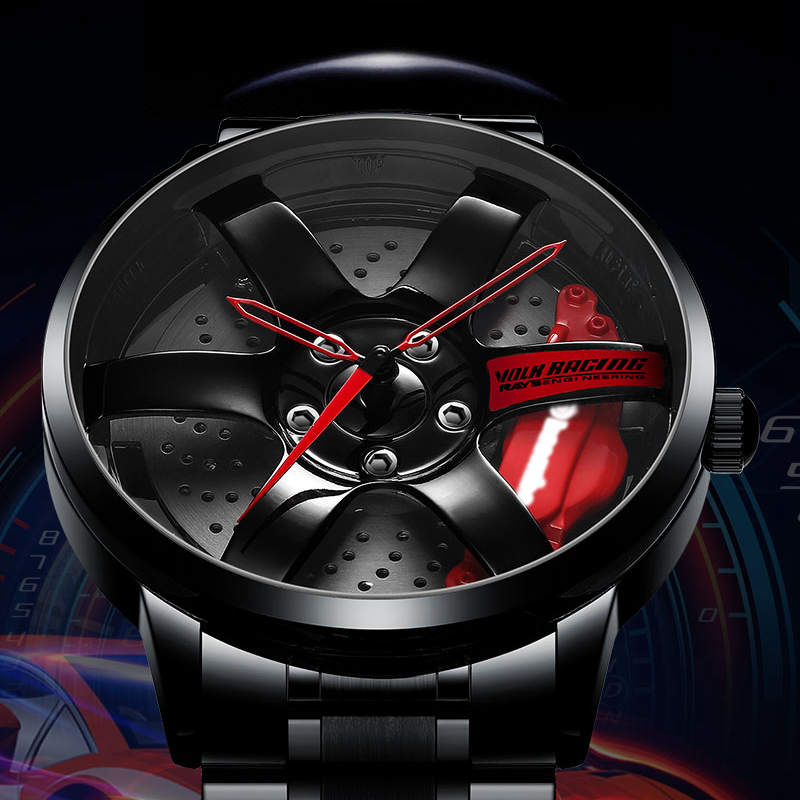 NIBOSI Wheel Rim Hub Watch Custom Design Sport Car Rim Watches Waterproof Creative Relogio Masculino 2020 Watch Man Wrist Watch - Watch Galaxy lk