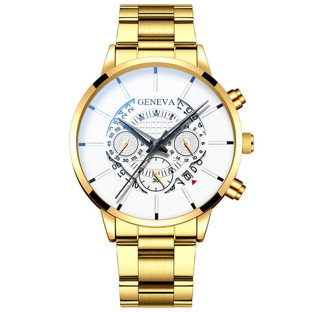 2020 watch men stainless steel male clock senior brand men sports watch men's watch casual watch calendar watch - Watch Galaxy lk