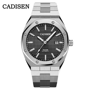 CADISEN Design Brand Luxury Men Watches Mechanical Automatic Blue Watch Men 100M Waterproof Casual Business luminous Wristwatch - Watch Galaxy lk
