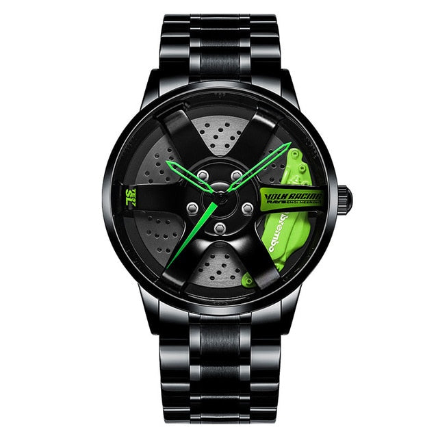 Men Watch NIBOSI Wheel Rim Hub TE37 Watch Custom Design Sport Car Rim Watches Waterproof Hollow Dial Watch Men Relogio Masculino - Watch Galaxy lk