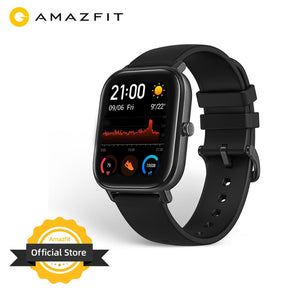 In stock Global Version Amazfit GTS Smart Watch 5ATM Waterproof Swimming Smartwatch 14 Days Battery Music Control for Android - Watch Galaxy lk
