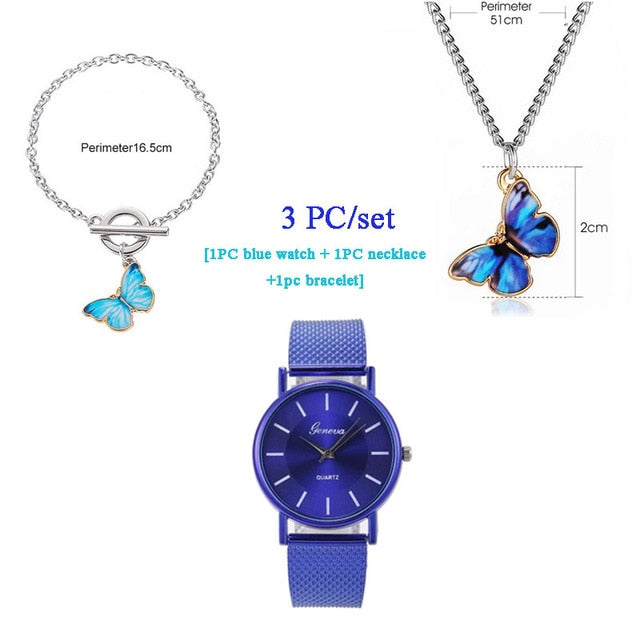 Brand Quartz Watch Woman's Wristwatch Fashion Ladies Watch Business Watch Mesh Belt Clock Female reloj mujer - Watch Galaxy lk