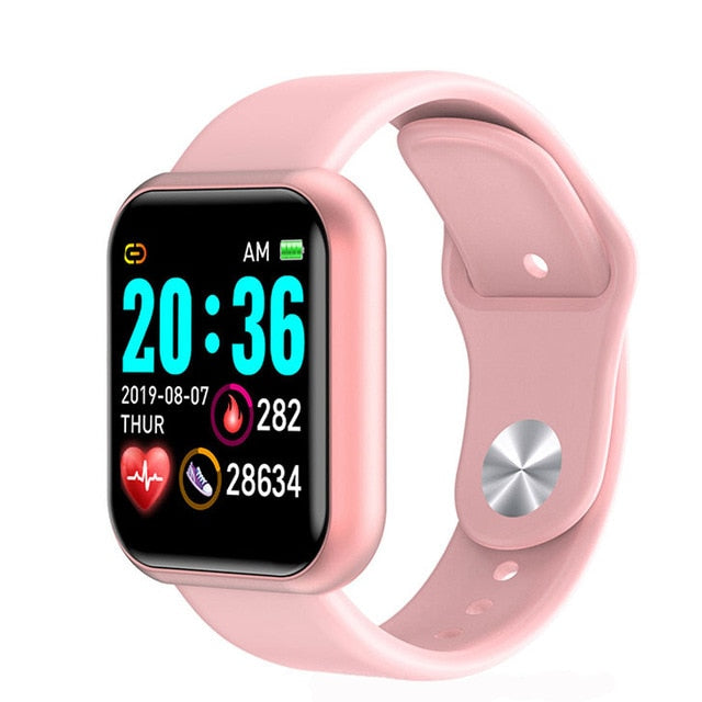 Y68 Bluetooth Women Sport Smartwatch Men Waterproof Smart Watch Heart Rate Monitor Smart Android Relogio Fitness Tracker reloj - Watch Galaxy lk