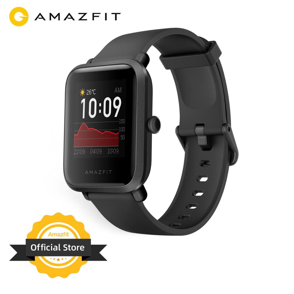 In Stock 2020 Global Amazfit Bip S Smartwatch 5ATM waterproof built in GPS GLONASS Bluetooth Smart Watch for Android iOS Phone - Watch Galaxy lk