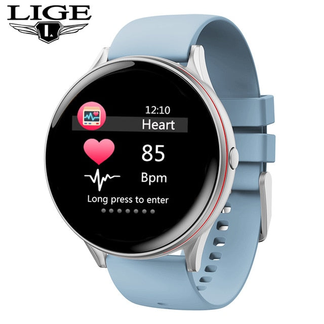 Women Men Smart Electronic Watch Luxury Blood Pressure Digital Watches Fashion Calorie Sport Wristwatch DND Mode For Android IOS - Watch Galaxy lk
