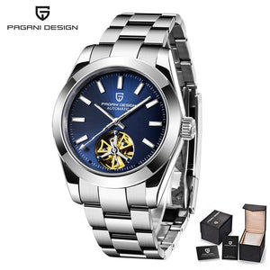 PAGANI DESIGN New Mechanical Watches Mens Luxury Brand Luminous Steel Business Automatic Wristwatch Men Watch Clock reloj hombre - Watch Galaxy lk